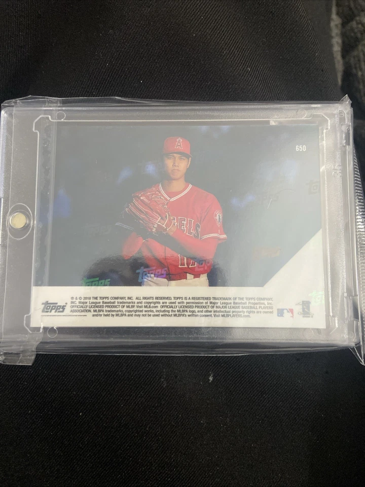 2018 Topps Now - Shohei Ohtani #650 /2967 (RC) - Image 3 of 4