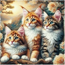 Kulvci Cat Diamond Painting Kits for Adults, Art Multicolor 