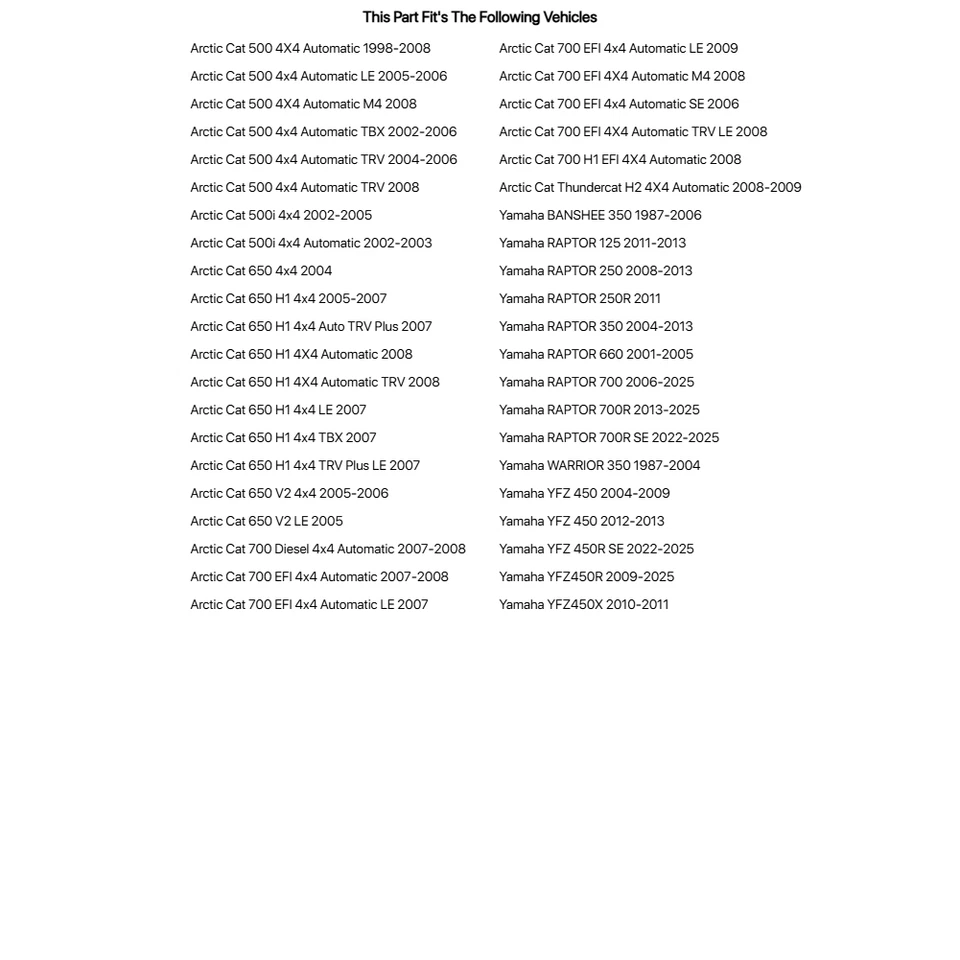 Separadores de rueda traseros de aluminio Tusk 45 mm para Yamaha Raptor 700R 2013-2023 Foto 3 de 3