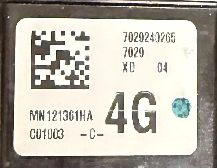 06 07 08 09 10 11 12 Mitsubishi Eclipse calentador aire acondicionado control de clima MN121361HA OEM Foto 4 de 4