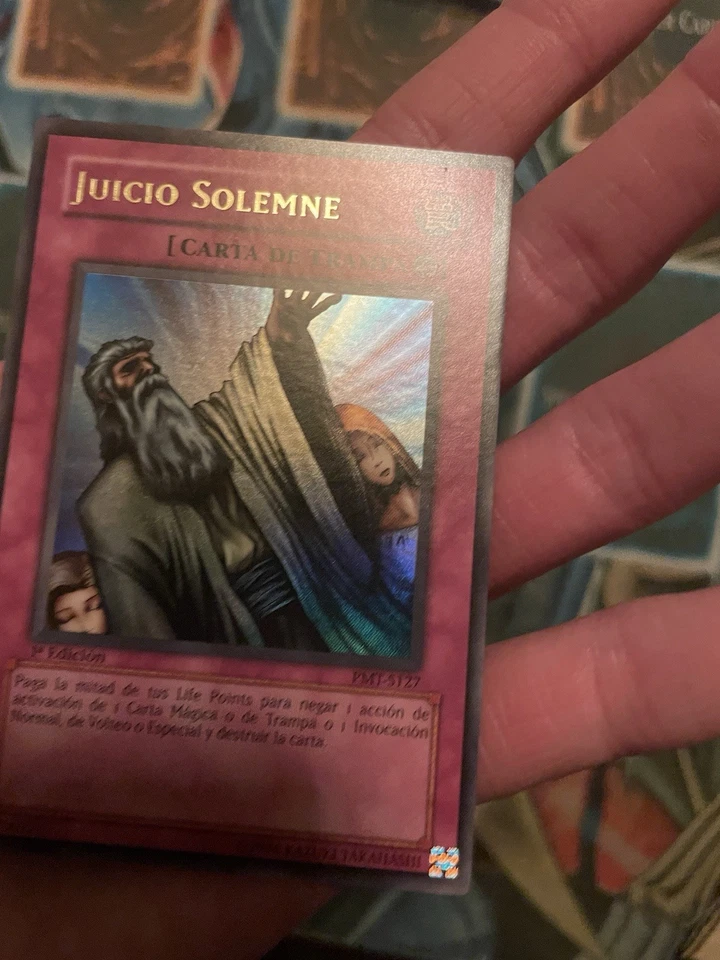 Yu-Gi-Oh! Solemn Judgment (Spanish) -PMT-S127- Ultra Rare- 1st Edition NM MRD - Image 3 of 4