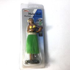 Bell Automotive Hula Doll Dashboard Figurine Dancing Doll Hawaii 6.5" H 2012