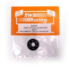 RW Racing RW64P-69T - Ultralight Machined Pan Car Spur Gear, 64P 69T