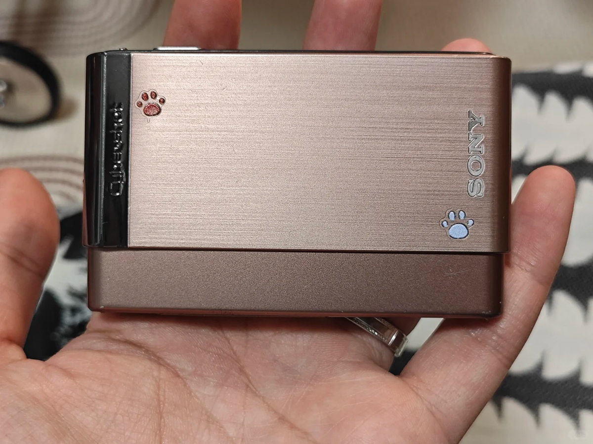 Sony Cyber-Shot DSC-T90 Brown 12.1MP Touch Screen CCD Digital
