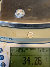 Silver Shot/Round Bullion 0.999 Purity 34.26 Grams 81.71 per troy oz