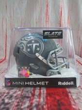 Derrick Mason Signed Tennessee Titans Riddell Slate Mini Helmet W/ Schwartz COA