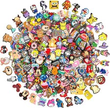 80Pcs Non-Repeat Cartoon Silicone Focal Beads for Pens, Random Focal Beads Bu