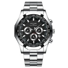 2023 Luxury Mens Sports Watches Fashion Men Business Stainless Steel Waterproof