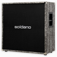 Box E-Gitarre Soldano 412 Straight Snake Skin Gitarrenbox Gitarrenlautsprecher S