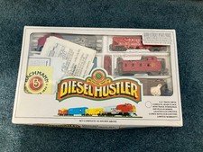 Bachmann Diesel Hustler HO Scale Electric Model Train Set 40-101 1970s Complete