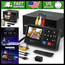 Portta VHS to Digital Converter with Remote for VCR, Hi8, Mini DV, Games