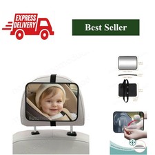 Baby Car Mirror Rear Facing Infant Shatterproof Wide View Kisslanding