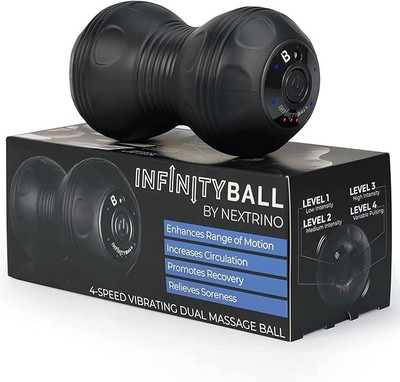 Vibrating Massage Ball Deep Tissue Trigger Point Therapy, 4 Intensities Nextrino