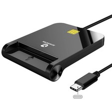 CAC Card Reader USB-C for Military  DOD Access  Compatible with Windows, Mac,