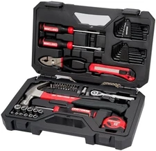 57 Piece Mechanics Tool Set Sockets Ratchet Screwdrivers