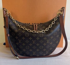 Louis Vuitton  Reverse Monogram Loop Hobo Bag