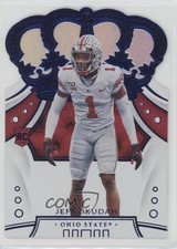 2020 Panini Chronicles Draft Picks Crown Royale Mirror Blue Jeff Okudah #3 01sy