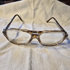 Vintage Pathway Right Stuff Eyeglass Frames Banana Amber Tortoise USA 130mm