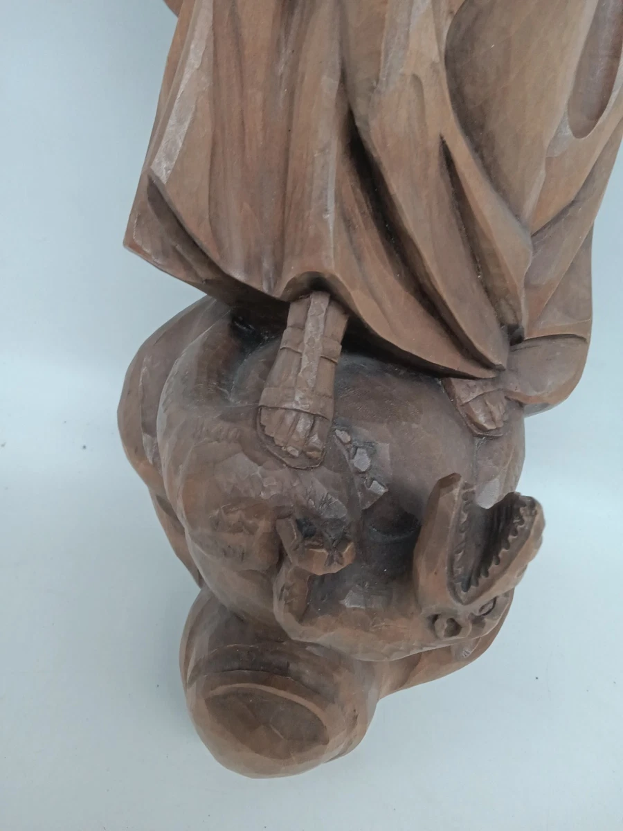 Holzskulptur Jungfrau Maria Jesuskind 55c