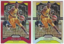 Jewell Lloyd, 2-Card Prizm Lot #/275 Red + Silver, 2020 Panini WNBA Prizm #27