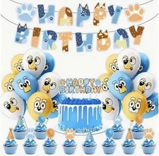 Bluey Balloon Party Birthday Decorations Boys Girls Balloons Bingo Coco Cbeebies