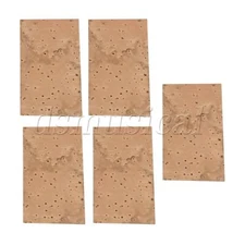 5Pieces Saxophone Flute Clarinet Sax Neck Joint Cork Sheet Wood 45x25x1mm