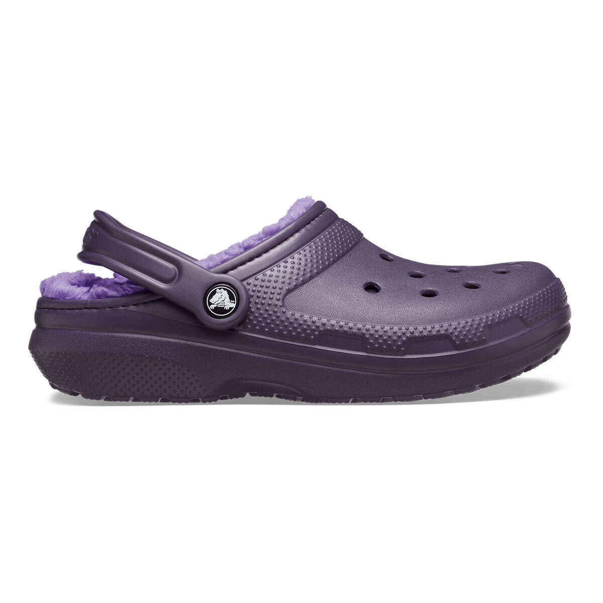 New CROCS Womens CLASSIC LINED CLOG 203591-5AS DARK IRIS US W 6-10 TAKSE