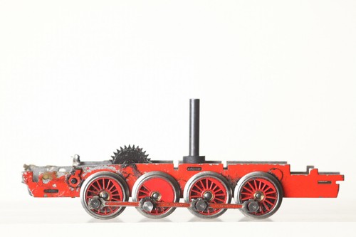 Piko H0 Ersatzteil für Preußen 5216 No 6630 Chassis Getriebe Treibräder 144216 - Bild 2 von 3