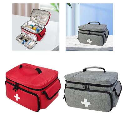 Medicine Storage Bag Lockable Storage Pouch Large Capacity Emergency Kits