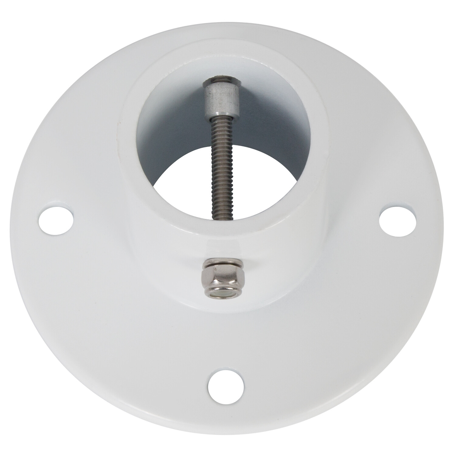 4 Pack Aluminum Slide Deck Flange w/ Flange Bolt For Inground Swimming