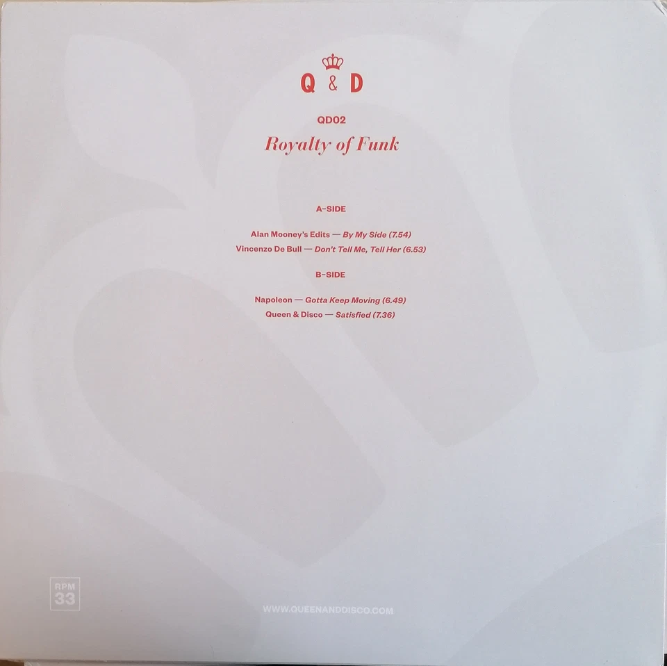 Queen & Disco - Royalty Of Funk Vol. 2 Vinyl LP QD02 (L) - Bild 2 von 2