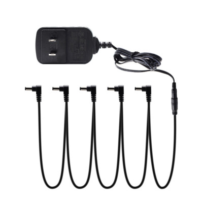 Sonicake Guitar Effects Pedal Power Supply Adapter 5 Way Chain 1A 9V DC Adapter