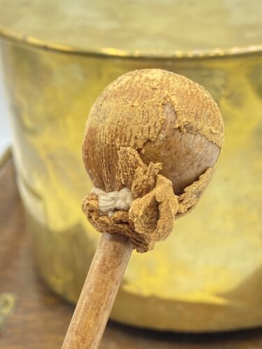 WW1 German Trench Art Shell Dinner Gong Nicely Mounted On An Oak Mount - Picture 2 of 19