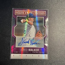 2014 Elite Extra Edition Purple Die-Cuts Signatures /75 Jared Walker Auto