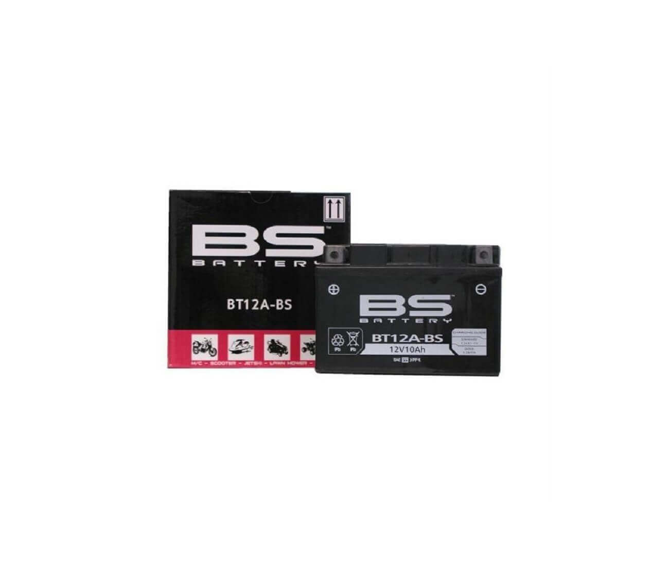 Batterie BT12A-BS premium pour moto sportive GSXR et TLR 1000