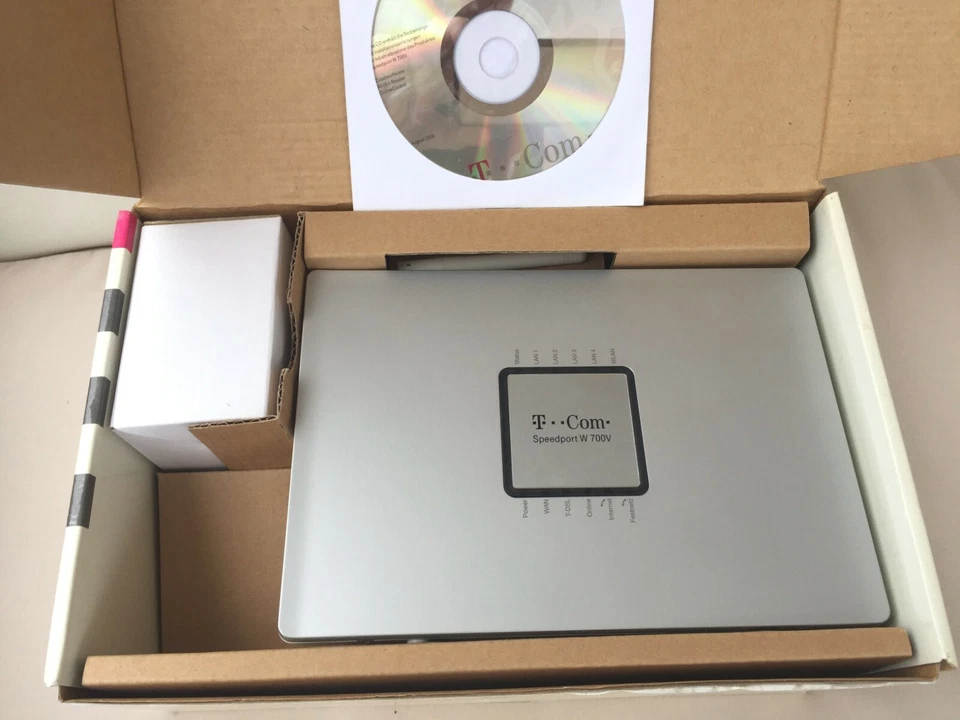 Deutsche Telekom Speedport W700V - 54 Mbps 4-Port 10/100 Verkabelt Router - Bild 4 von 4