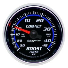 Autometer Cobalt 52mm 45psi Vacuum Boost Gauge Autometer Cobalt 52mm 45psi Vacuum Boost Gauge
