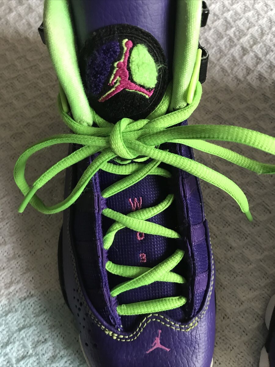 Nike Air Jordan 6 VI Rings Bel Air Purple Green Black/White 323419