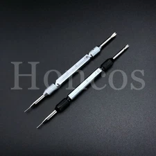 2 X Watch Repair Spring Bar Tool Steel Link Remover Pin Pusher with Tips Ruler