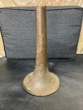 Vintage 15" Trumpet Horn Copper As Is. Rare Find.