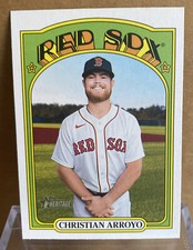 2021 Heritage High Number Base SP #720 Christian Arroyo - Boston Red Sox