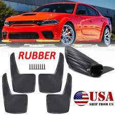 4pc For Dodge Charger RT SXT SRT Heavy Duty Rubber Mud Flaps Fender Splash Guard