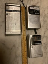Small Transistor Radio Lot Work Vondior Grundig Mini World Emerson