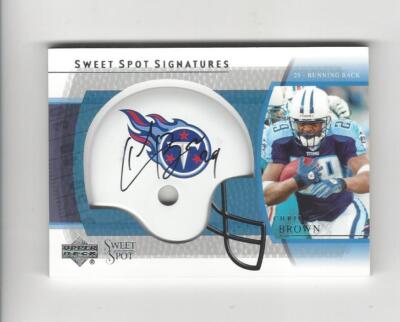 2004 Sweet Spot Signatures Chris Brown AUTOGRAPH Titans