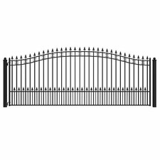 ALEKO Yard Garden Steel St. Louis Style 16 ft Single Swing Driveway Gate