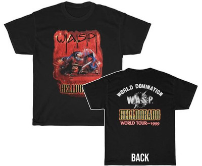 Wasp Helldorado Album Cover 1999 Tour Shirt
