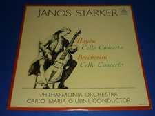 JANOS STARKER - "HAYDN  AND BOCCHERINI" CELLO CONCERTOS" - RECORD - ANGEL