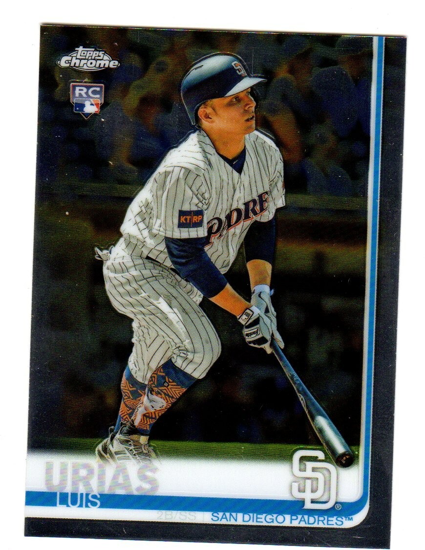 2019 Topps Chrome #141 Luis Urias RC ROOKIE SAN DIEGO PADRES