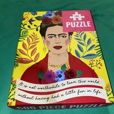 Frida Kahlo Puzzle 500 Pieces 19  X 14  By Talking Tables - NEW UNOPENED