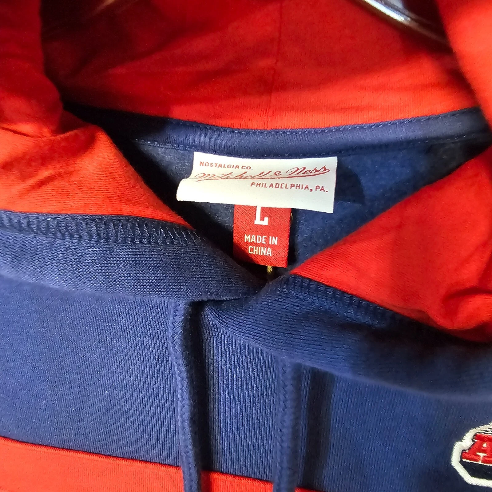 Felpa con cappuccio Mitchell & Ness Arizona Wildcats Bear Down Head Coach nuova con etichette da uomo L $110